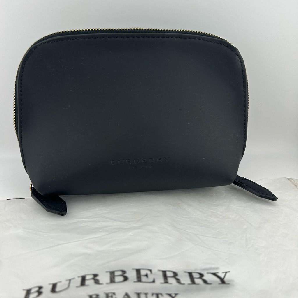 Burberry Beauty Red Makeup Cosmetics Pouch Brand New
